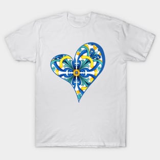 Heart of  Portuguese Tiles T-Shirt